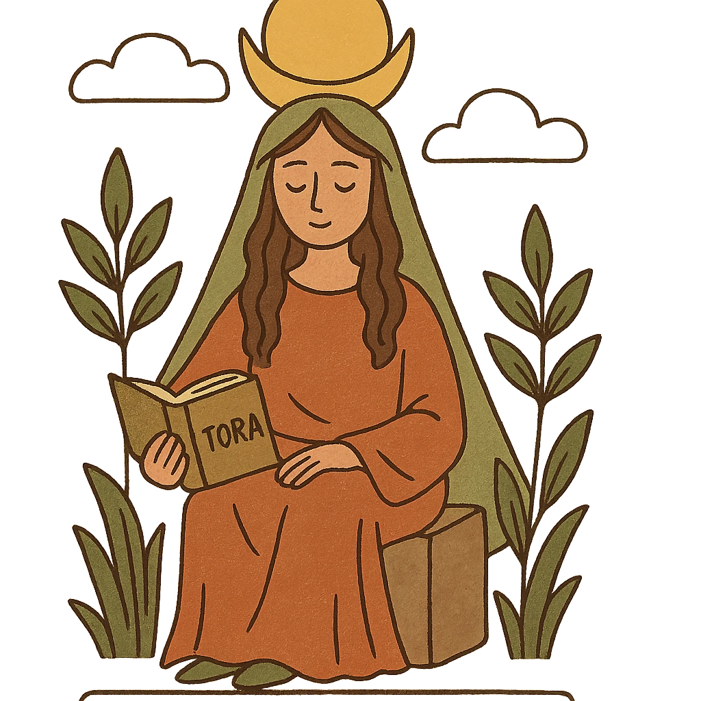 The High Priestess tarot card in a fantasy style emoji