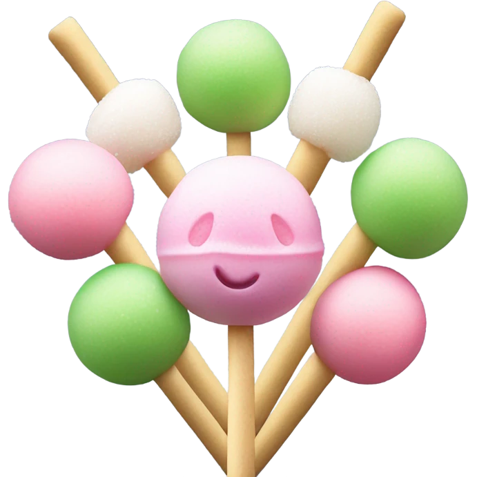 Mochi on a stick emoji