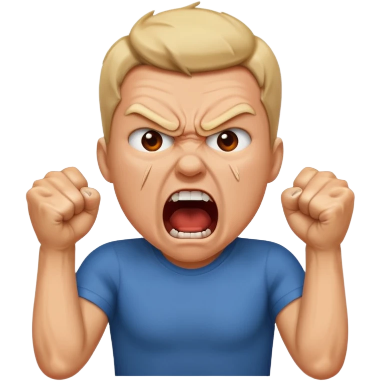 SCREAMING IN RAGE emoji