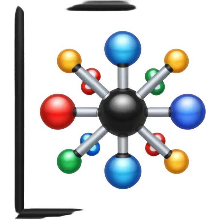 Science Lab magnet bals emoji