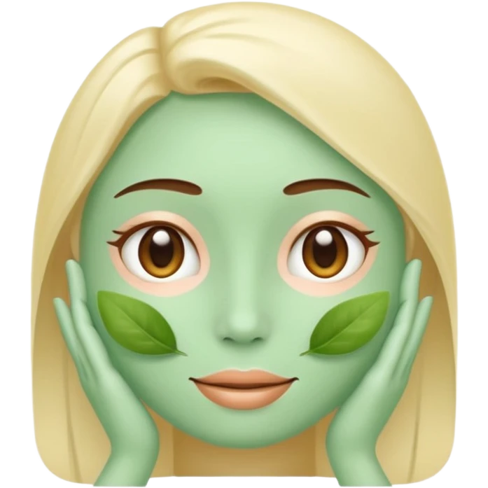 Minimal wellness emoji representing tighter skin and firmness,
subtle lifting effect, smooth contours, calm and natural,
no beauty or cosmetic symbols, soft sage green color palette emoji
