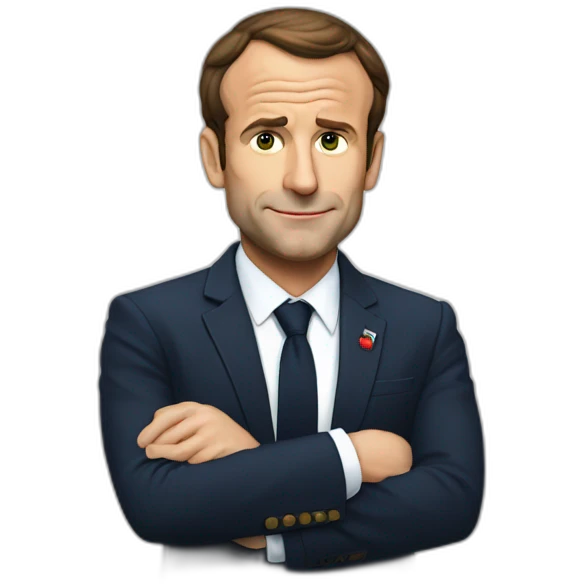 Macron qui dort  emoji
