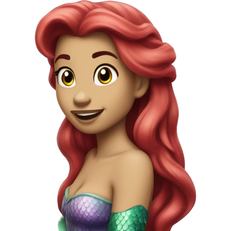 The little mermaid  emoji