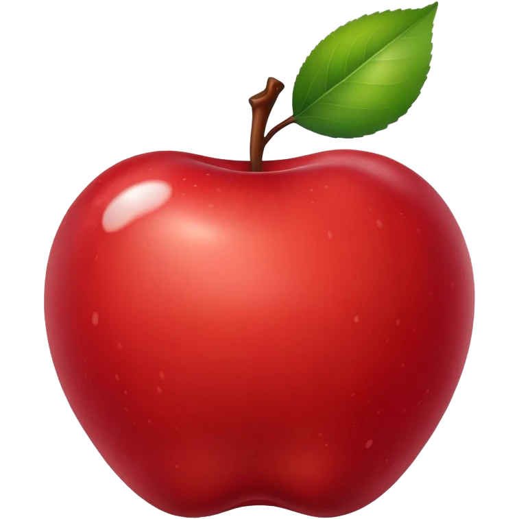 Snow White's enchanted apple emoji