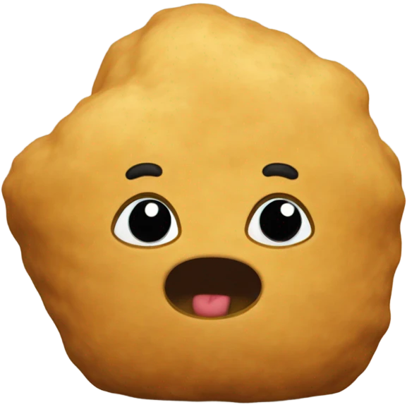 Nugget in a bed emoji