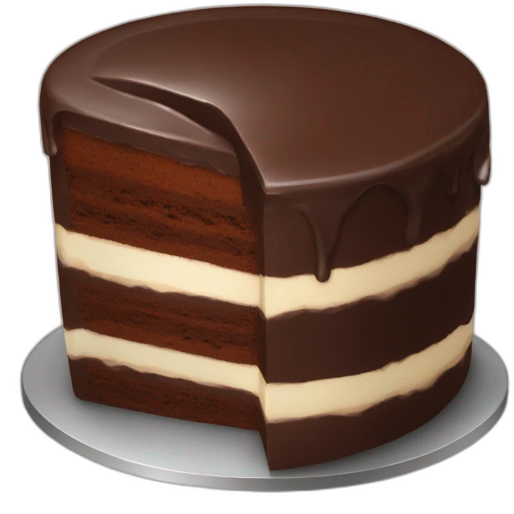 chocolate cake emoji