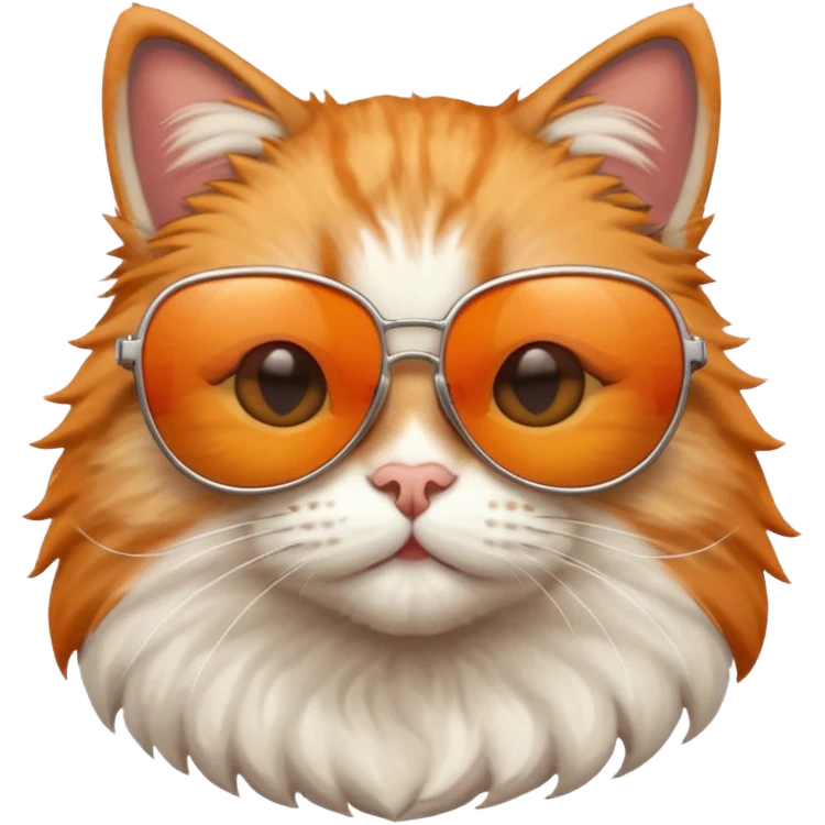 Cat wearing sunglasses emoji
