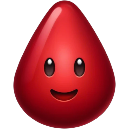 Dark red  emoji