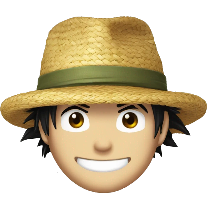 chapeau de paille luffy emoji