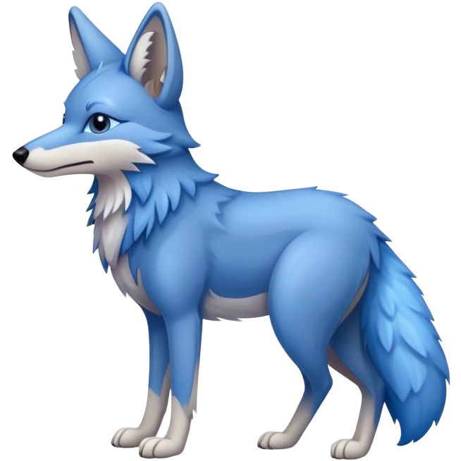Blue Coyote emoji
