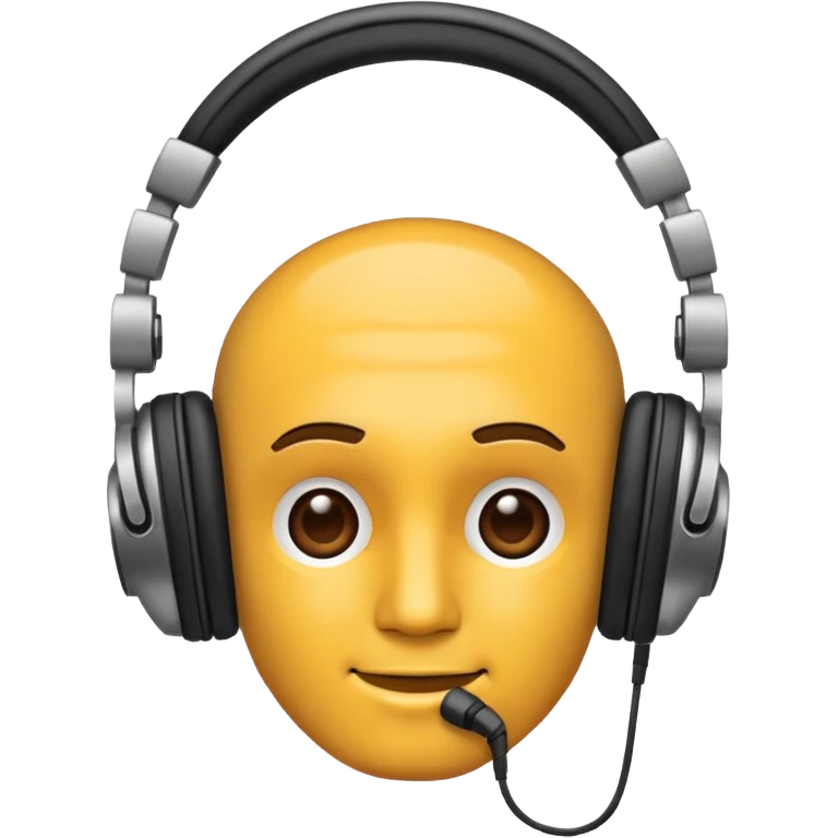 DJ with headphones emoji