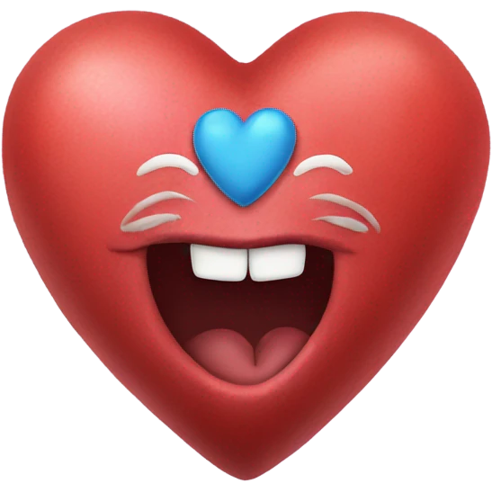 Giant heart with the name Nior in it emoji