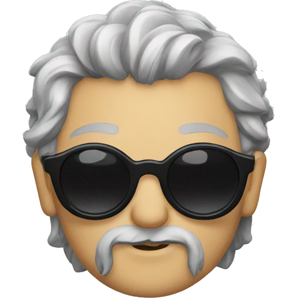 hobbit with black sunglasses emoji