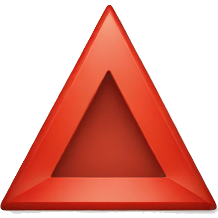 red triangle emoji