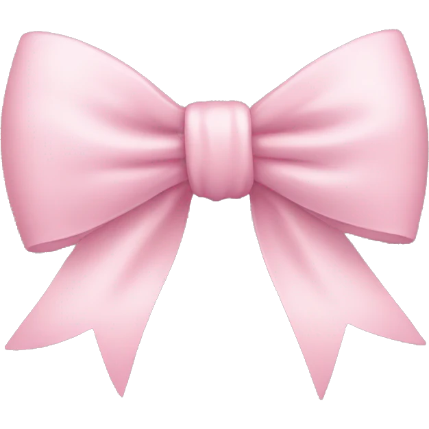 Light pink bow emoji