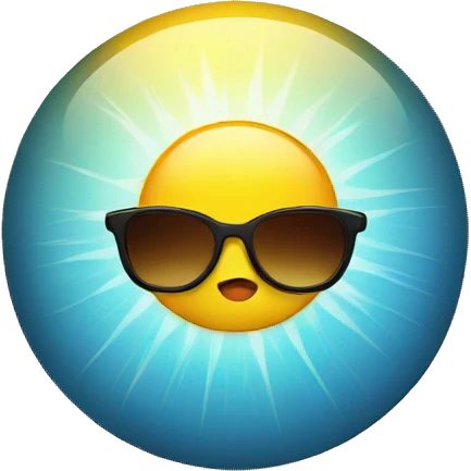 sun with sunglasses emoji