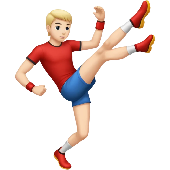 happy with legs kicking emoji