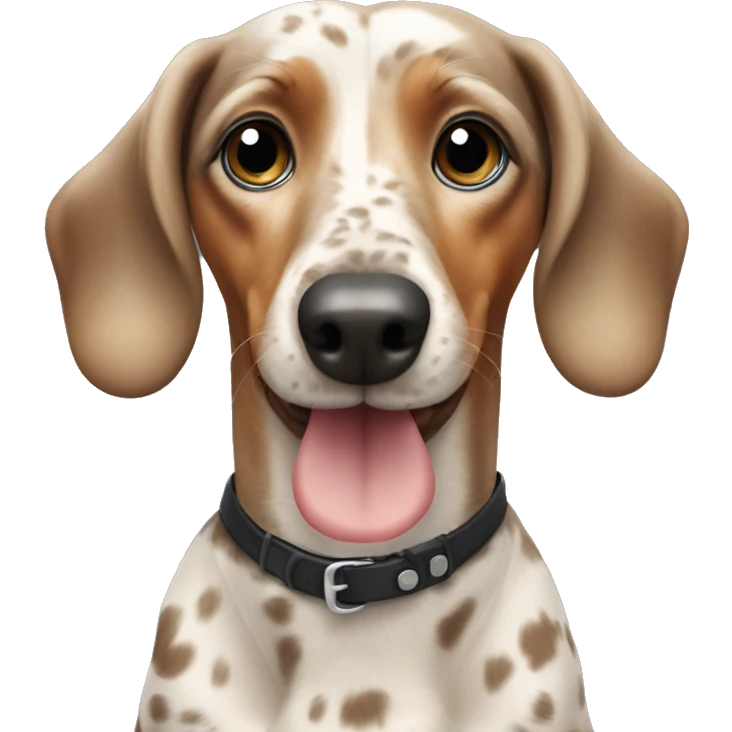 Daschund Merle emoji