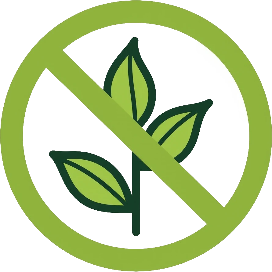 zero waste symbol with leaf emoji