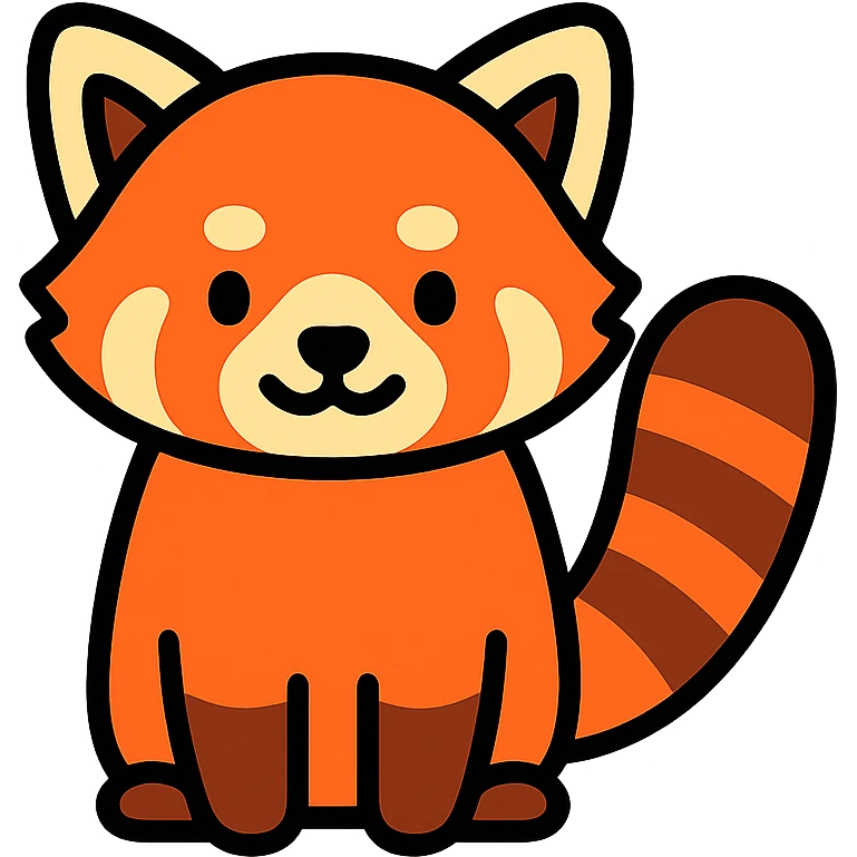 red panda emoji