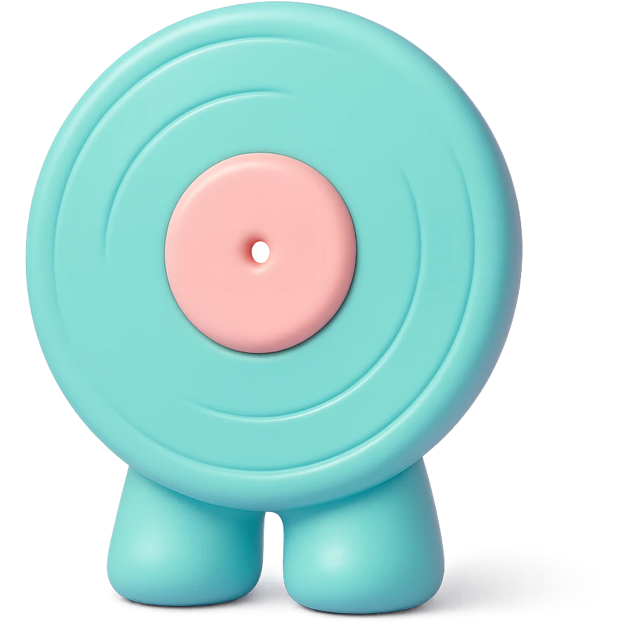 vinyl record emoji
