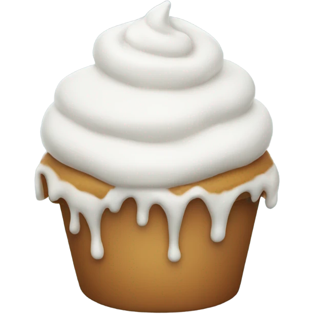White icing emoji