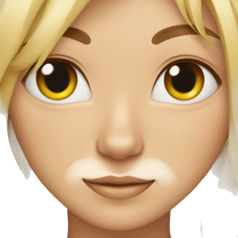 cat + blonde  emoji