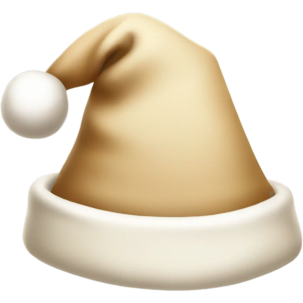 beige Santa Claus hat emoji