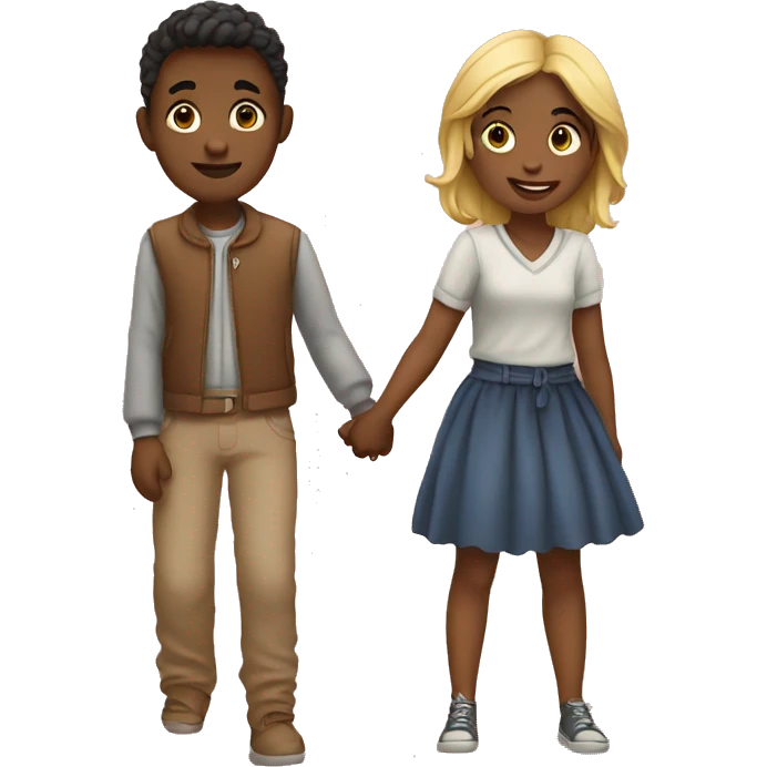 boy and girl in love  emoji