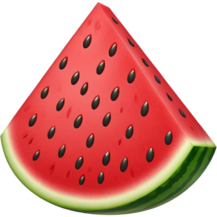 Cartoon Watermelon triangle one slice emoji