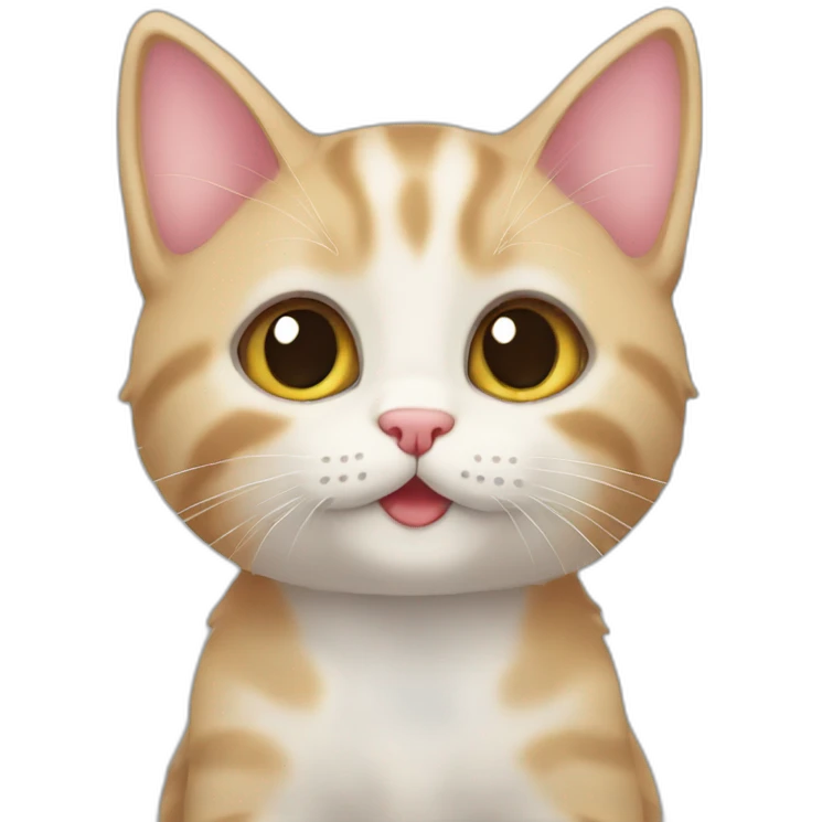 kitten in love emoji