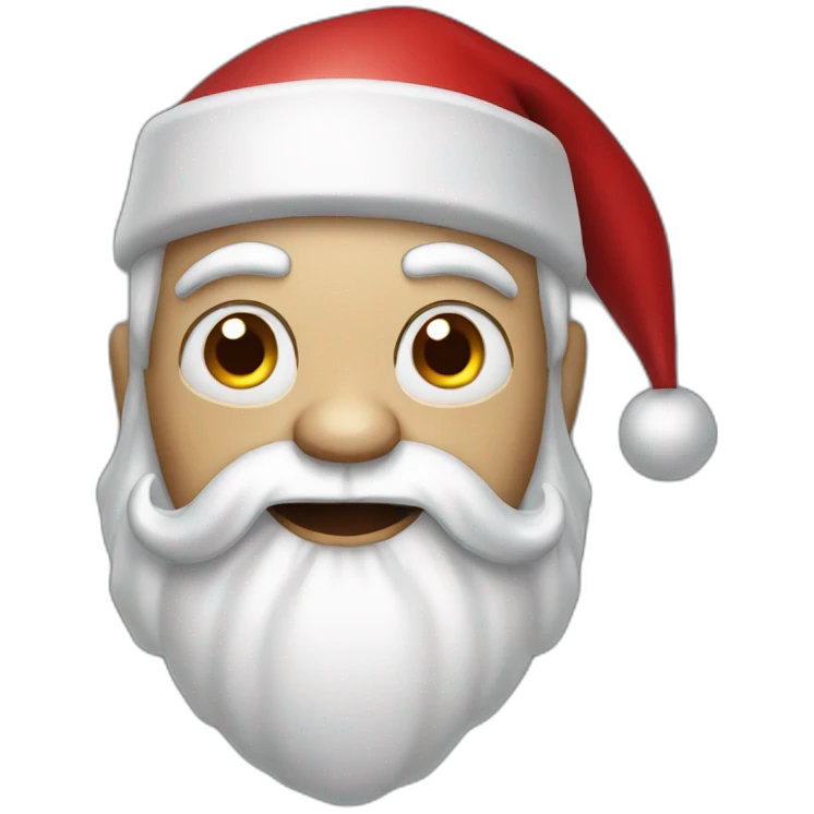 Santa Claus dressed as a vampire emoji