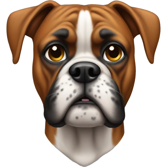 Boxer dog  emoji