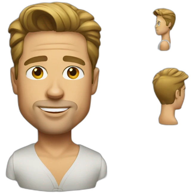 brad pitt emoji