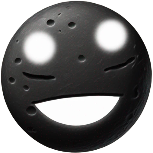 old black moon emoji