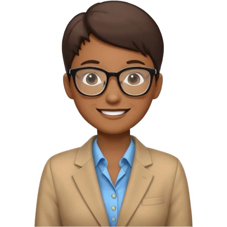 I feel tired but happy to be a teacher emoji