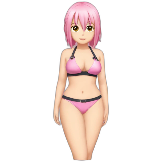 sakura haruno full body pawg micro bikini back focus k emoji