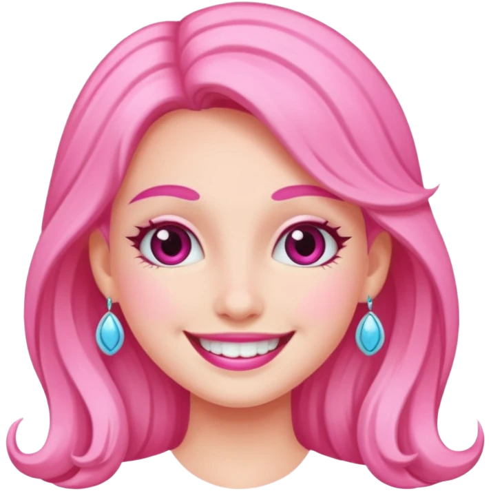 Pink girly Goddess emoji