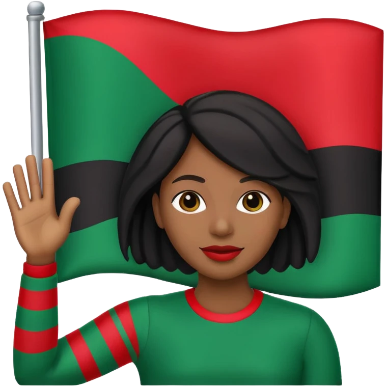 african american flag  emoji