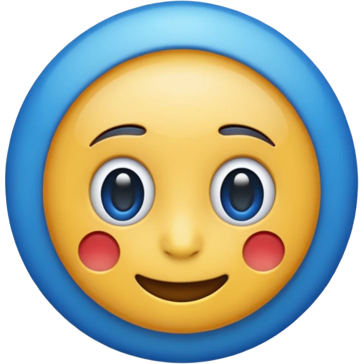 Blue emoji emoji