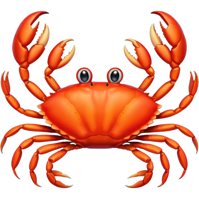 カニの絵文字が高速で横移動する絵文字 emoji