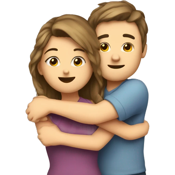 Hug cuple  emoji