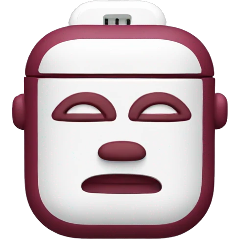 airpods burgundy emoji
