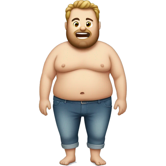 man losing weight emoji
