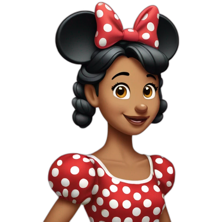  Classic Minnie Mouse is not a human emoji