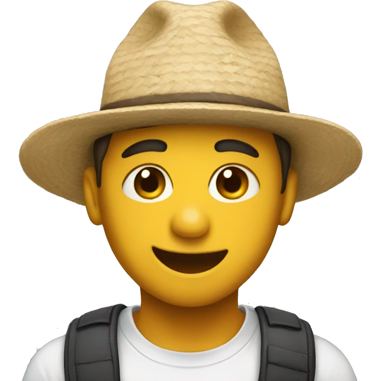 Me wearing a hat emoji