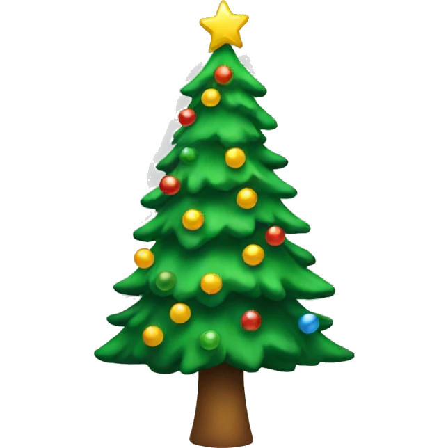 Christmas tree emoji
