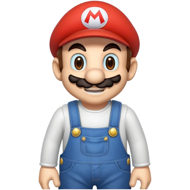 Creepy Mario emoji