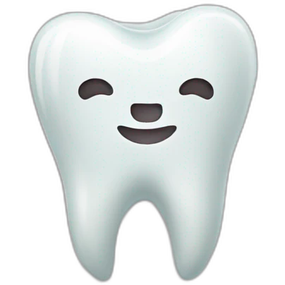 Tooth emoji