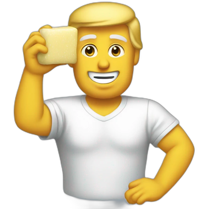 trump-holding-soap emoji